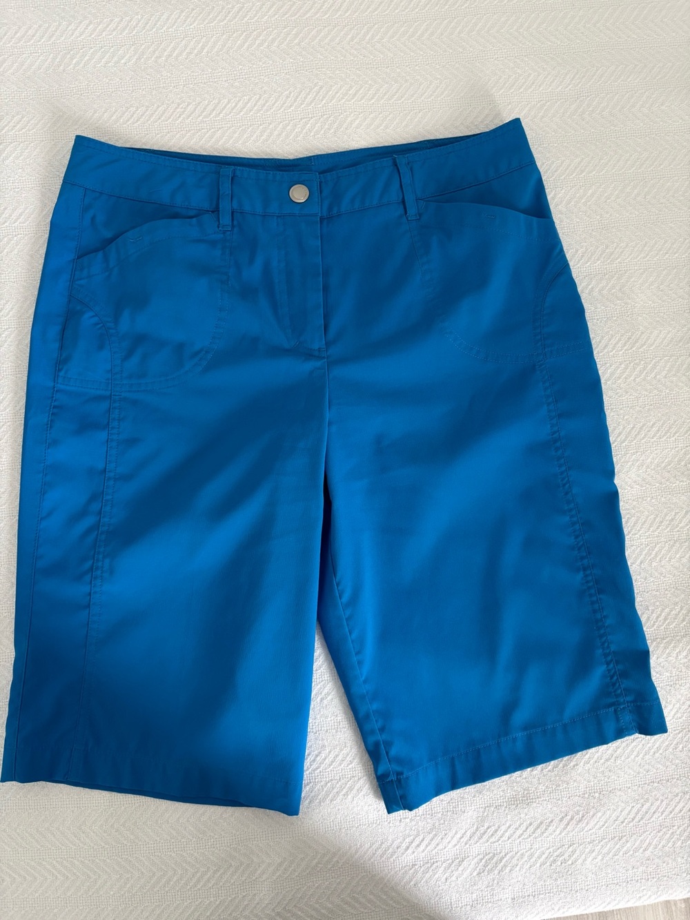 Women’s Blue Stretch Performance/ Golf Shorts